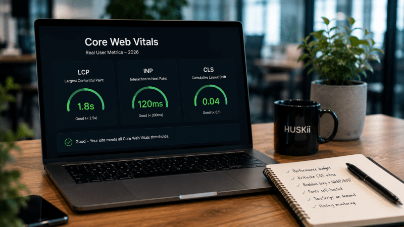 Core Web Vitals in 2026: wat écht telt voor je ranking